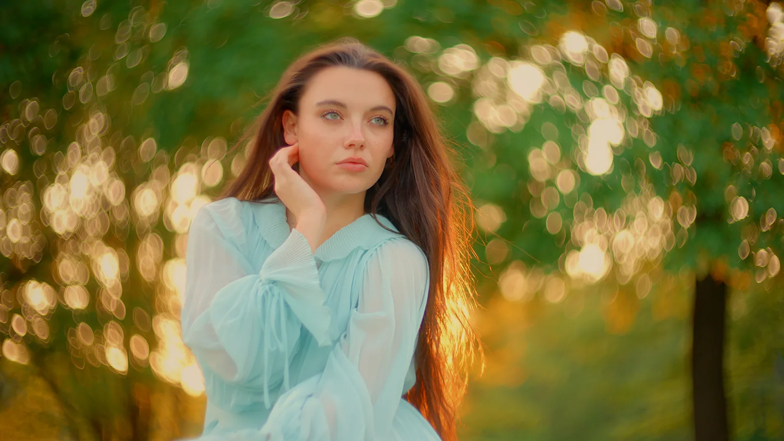 Golden Hour Portrait II — the same frame after it.